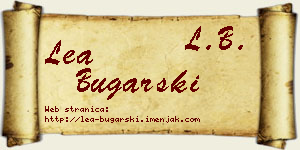 Lea Bugarski vizit kartica